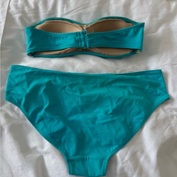 Joe Fresh Aqua Ruffle Bikini Set - Picture 2 of 5